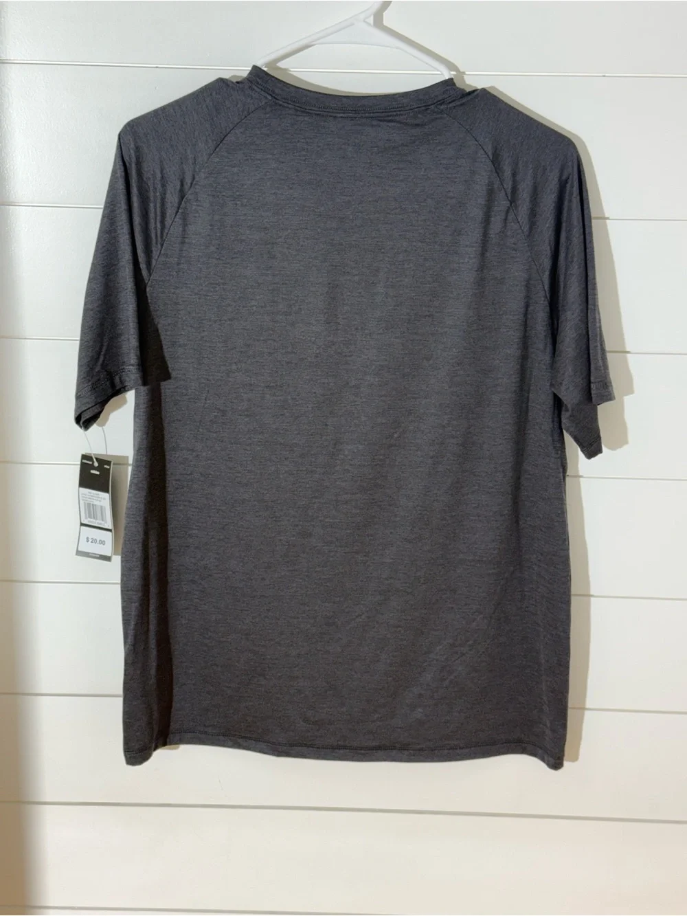adidas Men’s Charcoal Short-Sleeve Performance Tee